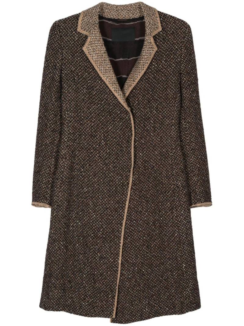 Prada Pre-Owned 2000s wool coat - Brown von Prada Pre-Owned