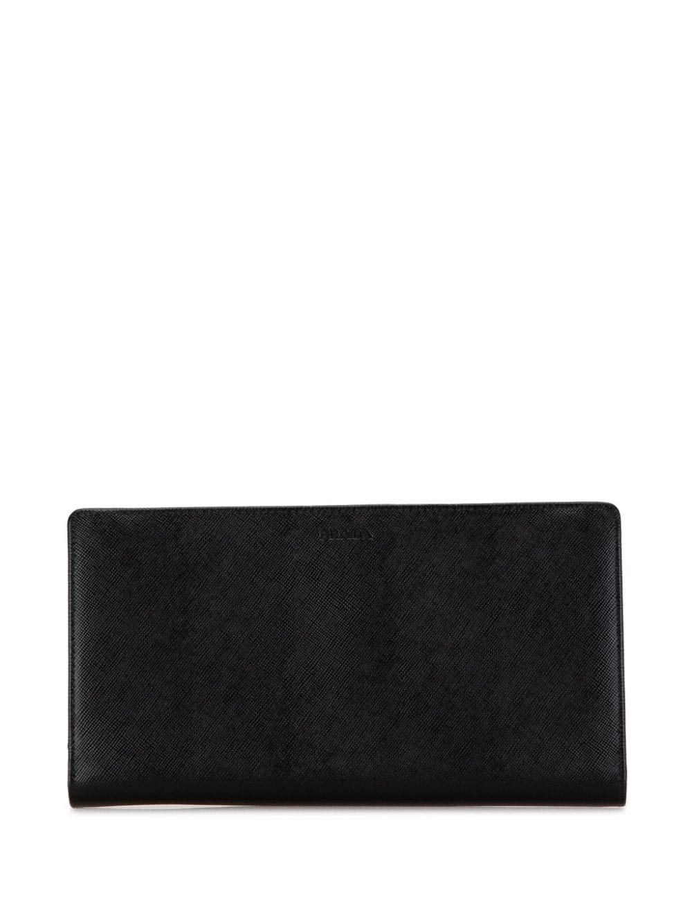 Prada Pre-Owned 2010-2023 Saffiano Leather Wallet long wallets - Black von Prada Pre-Owned