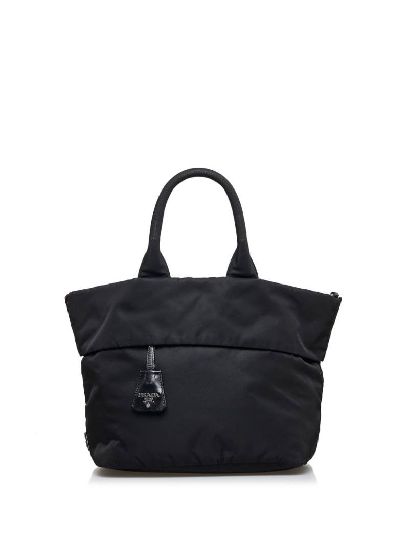 Prada Pre-Owned 2010-present Tessuto Reversible satchel - Black von Prada Pre-Owned