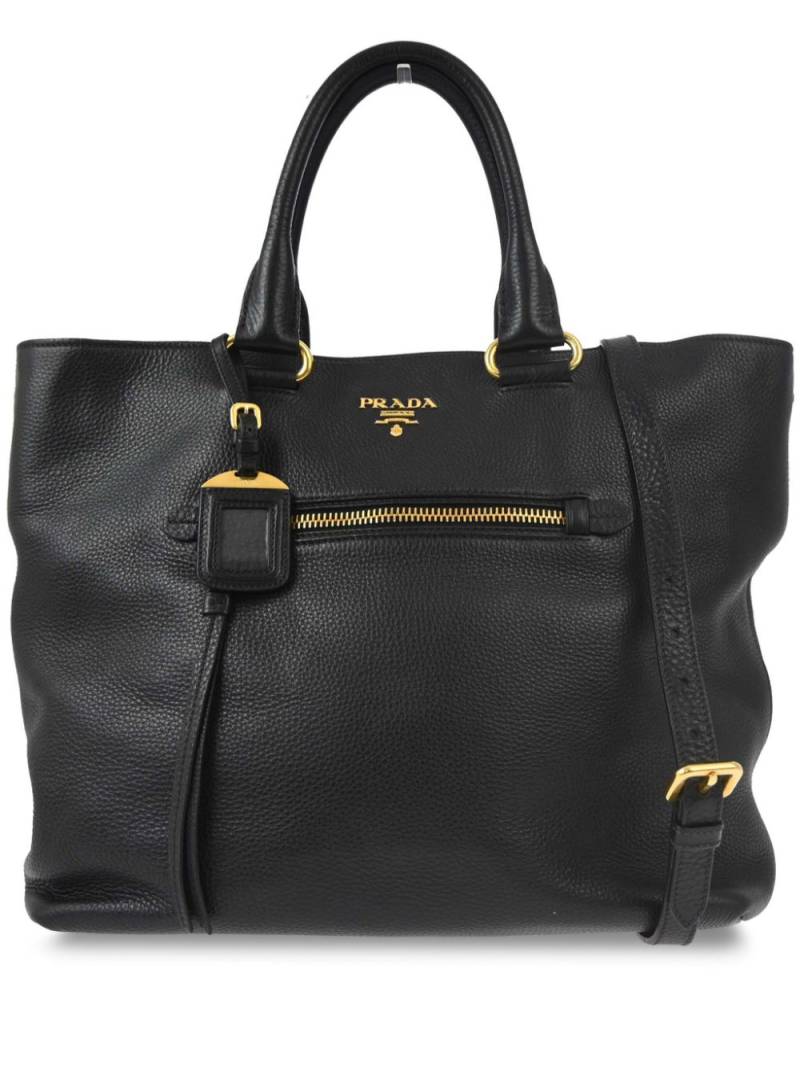 Prada Pre-Owned 2010s Daino tote bag - Black von Prada Pre-Owned