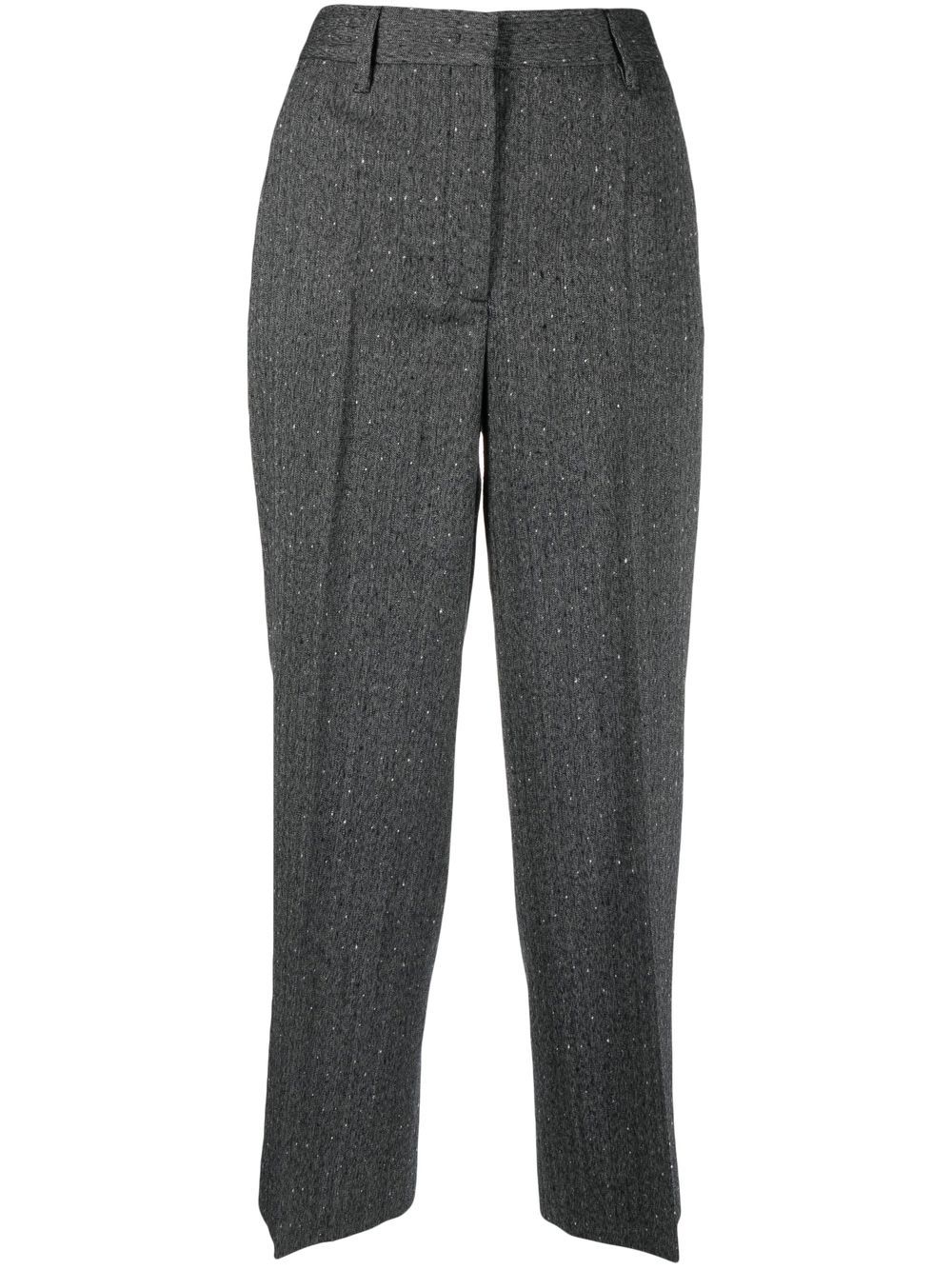 Prada Pre-Owned 2010s cropped tailored trousers - Grey von Prada Pre-Owned