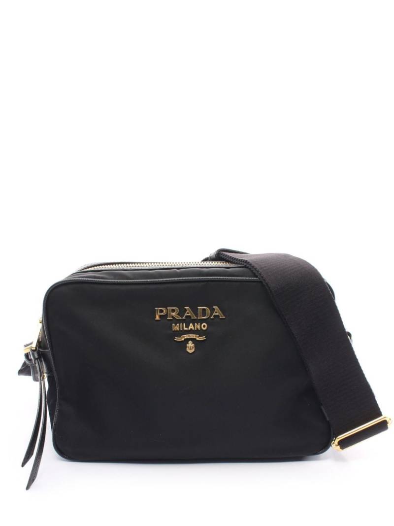 Prada Pre-Owned 2010s logo-lettering shoulder bag - Black von Prada Pre-Owned