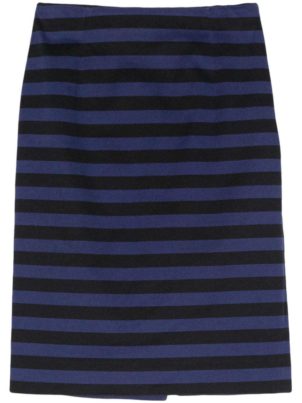 Prada Pre-Owned 2010s striped pencil skirt - Blue von Prada Pre-Owned