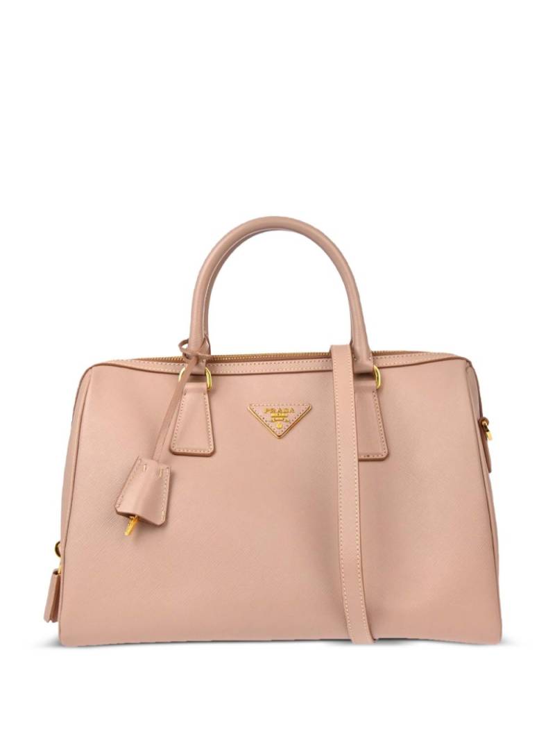 Prada Pre-Owned 2010s triangle-logo two-way handbag - Pink von Prada Pre-Owned