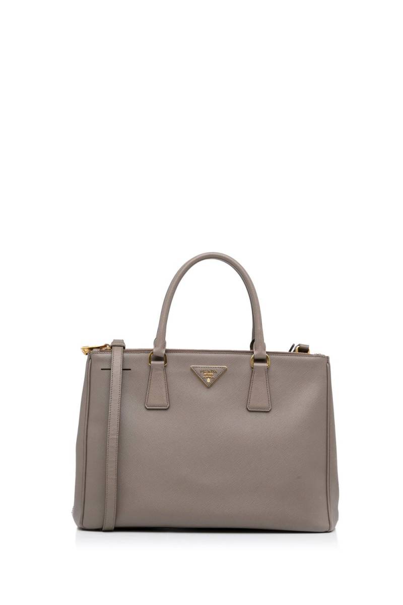 Prada Pre-Owned 2013-2020 Saffiano Galleria satchel - Grey von Prada Pre-Owned