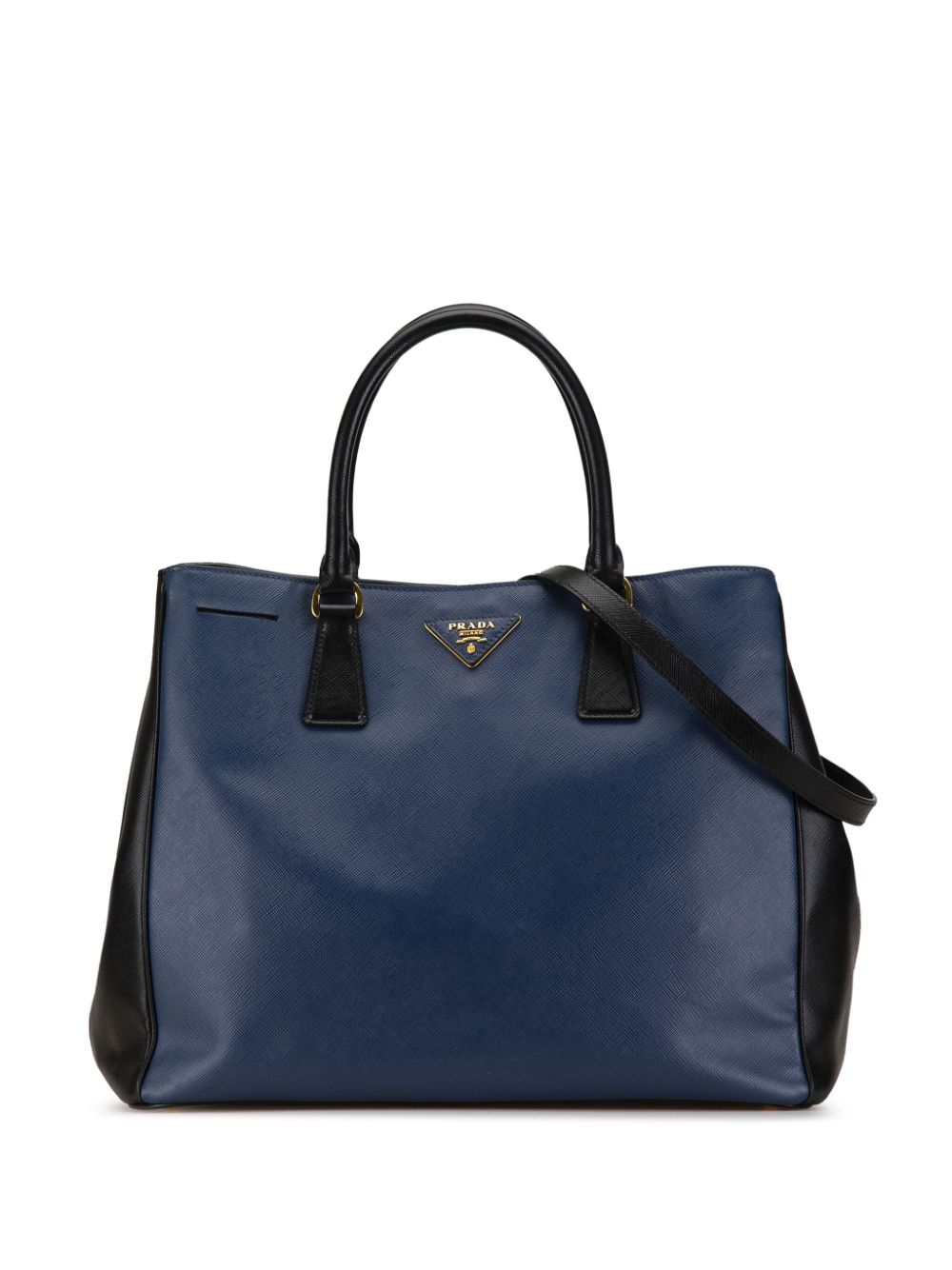 Prada Pre-Owned 2013-2023 Medium Saffiano Lux Bicolor Galleria satchel - Black von Prada Pre-Owned