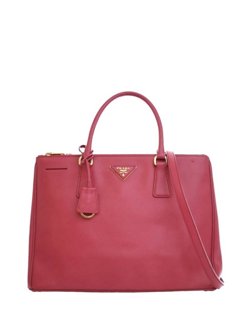 Prada Pre-Owned 2013-2023 Medium Saffiano Lux Galleria Double Zip satchel - Pink von Prada Pre-Owned