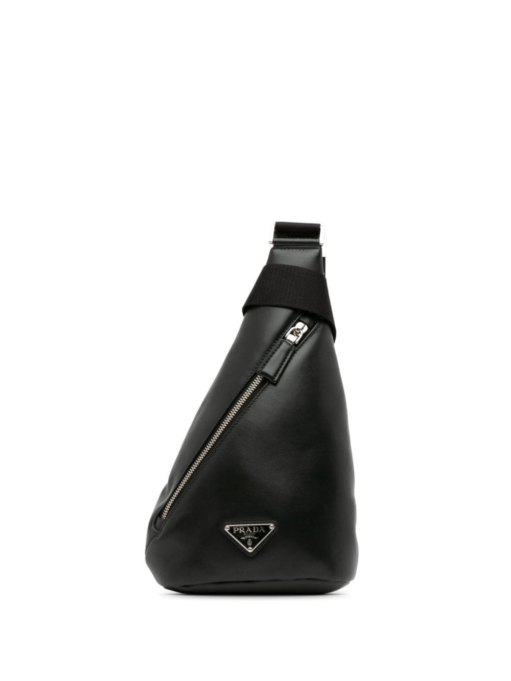 Prada Pre-Owned 2013-2023 Prada Cross Leather crossbody bag - Black von Prada Pre-Owned