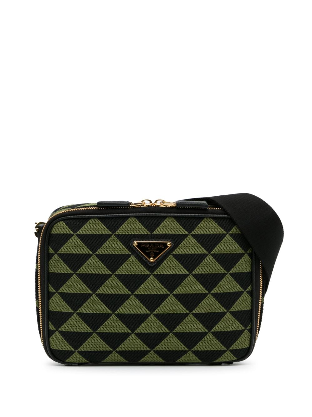 Prada Pre-Owned 2013-2023 Symbole Triangolo crossbody bag - Green von Prada Pre-Owned