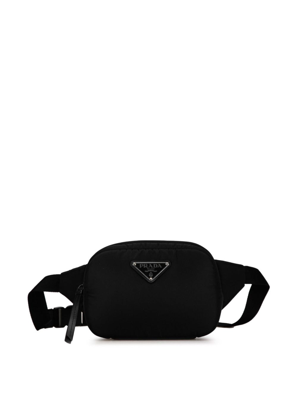 Prada Pre-Owned 2013-2023 Tessuto Padded belt bag - Black von Prada Pre-Owned