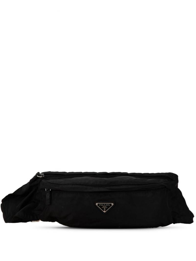 Prada Pre-Owned 2013-2023 Tessuto belt bag - Black von Prada Pre-Owned