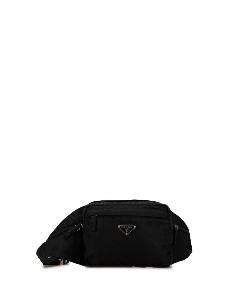 Prada Pre-Owned 2013-2023 Tessuto belt bag - Black von Prada Pre-Owned