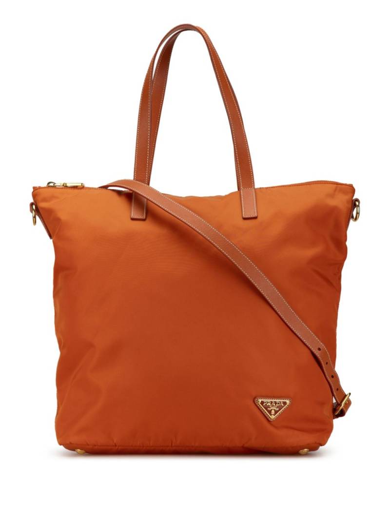 Prada Pre-Owned 2013-2023 Tessuto satchel - Orange von Prada Pre-Owned