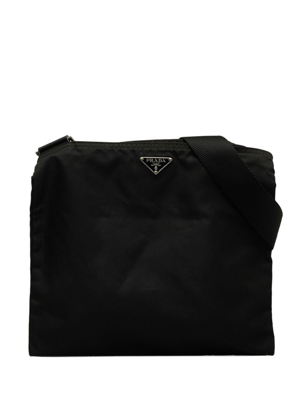 Prada Pre-Owned 2013-2024 triangle-logo cross body bag - Black von Prada Pre-Owned