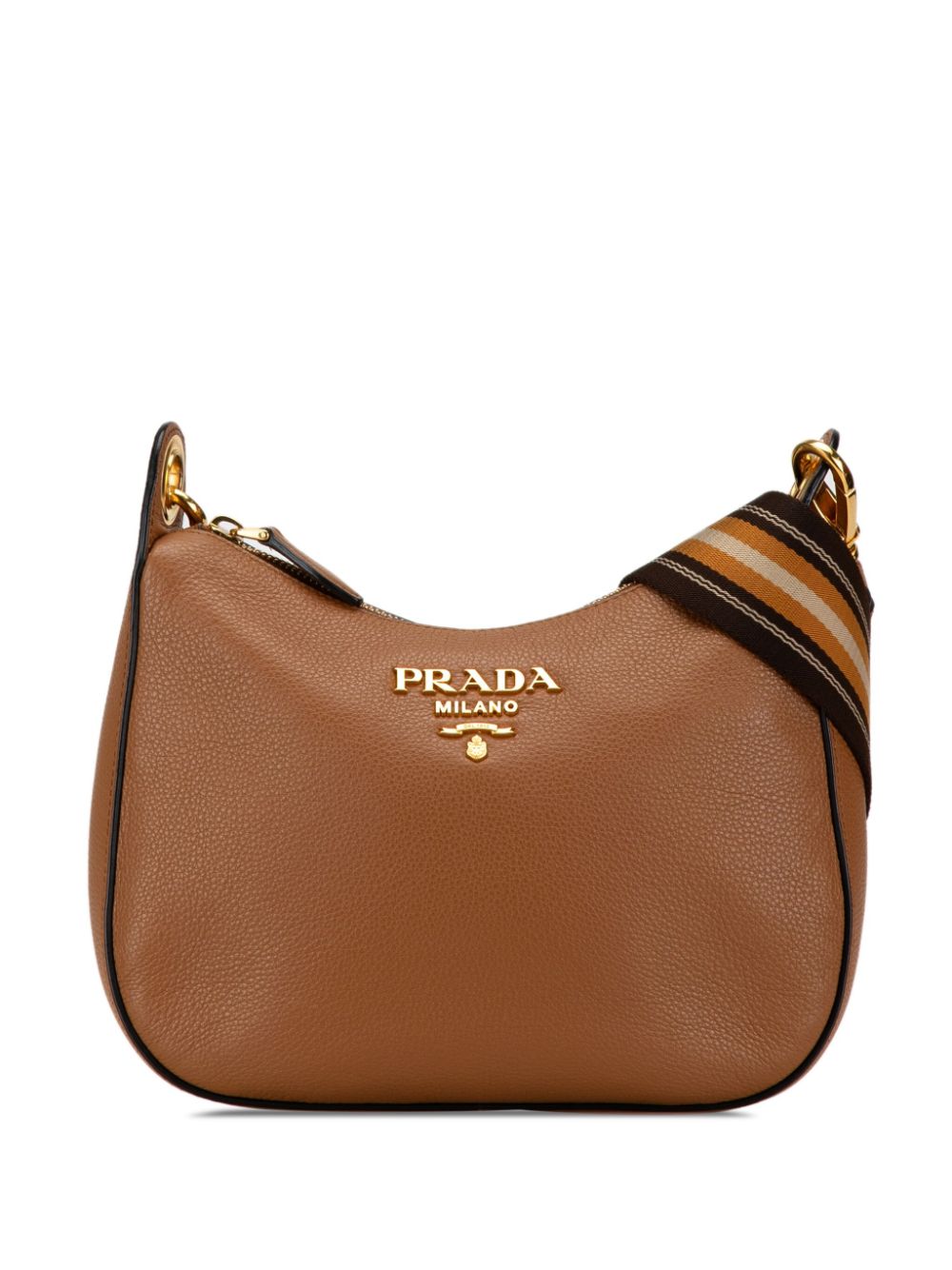 Prada Pre-Owned 21st Century Vitello Phenix crossbody bag - Brown von Prada Pre-Owned