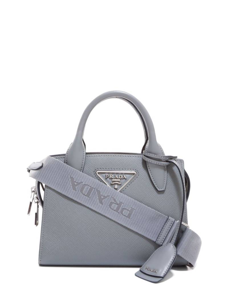 Prada Pre-Owned 2Way leather shoulder bag - Grey von Prada Pre-Owned