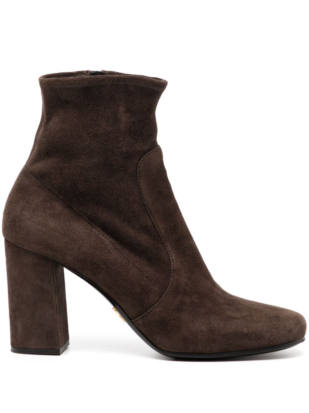 Prada Pre-Owned 85mm suede ankle boots - Brown von Prada Pre-Owned