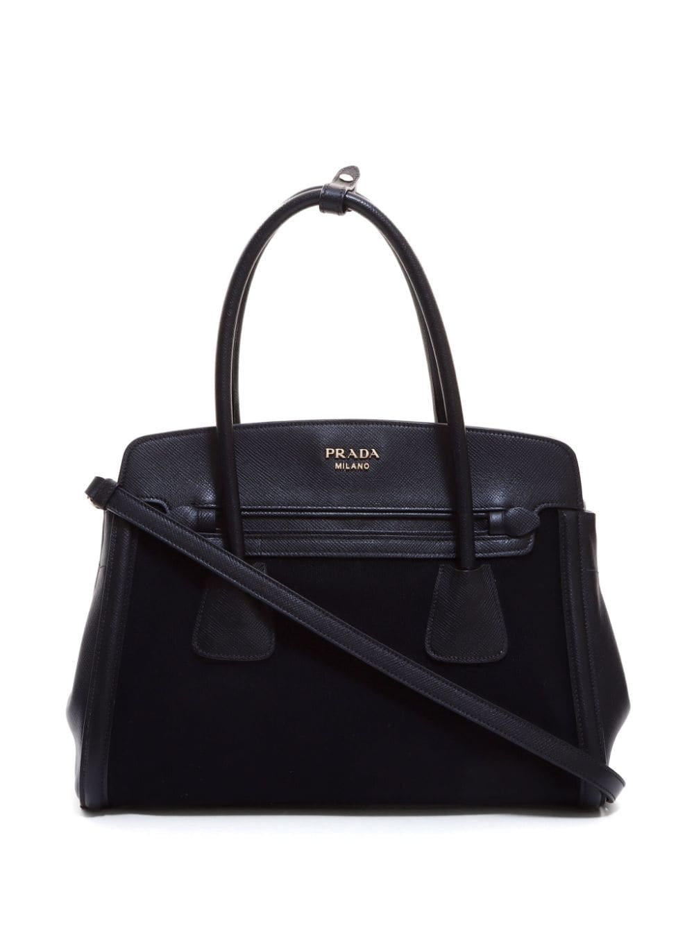Prada Pre-Owned Canapa two-way handbag - Black von Prada Pre-Owned