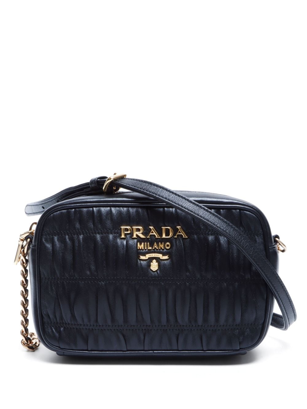 Prada Pre-Owned Gaufre leather camera bag - Black von Prada Pre-Owned