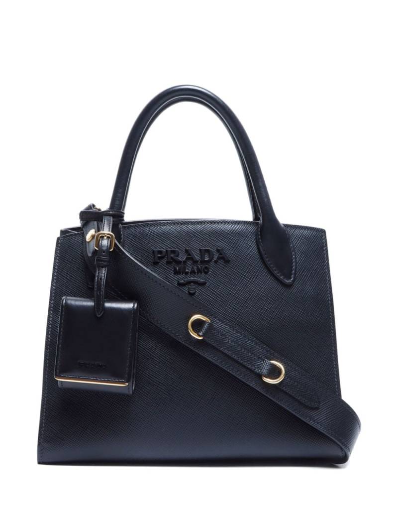 Prada Pre-Owned Monochrome two-way handbag - Black von Prada Pre-Owned