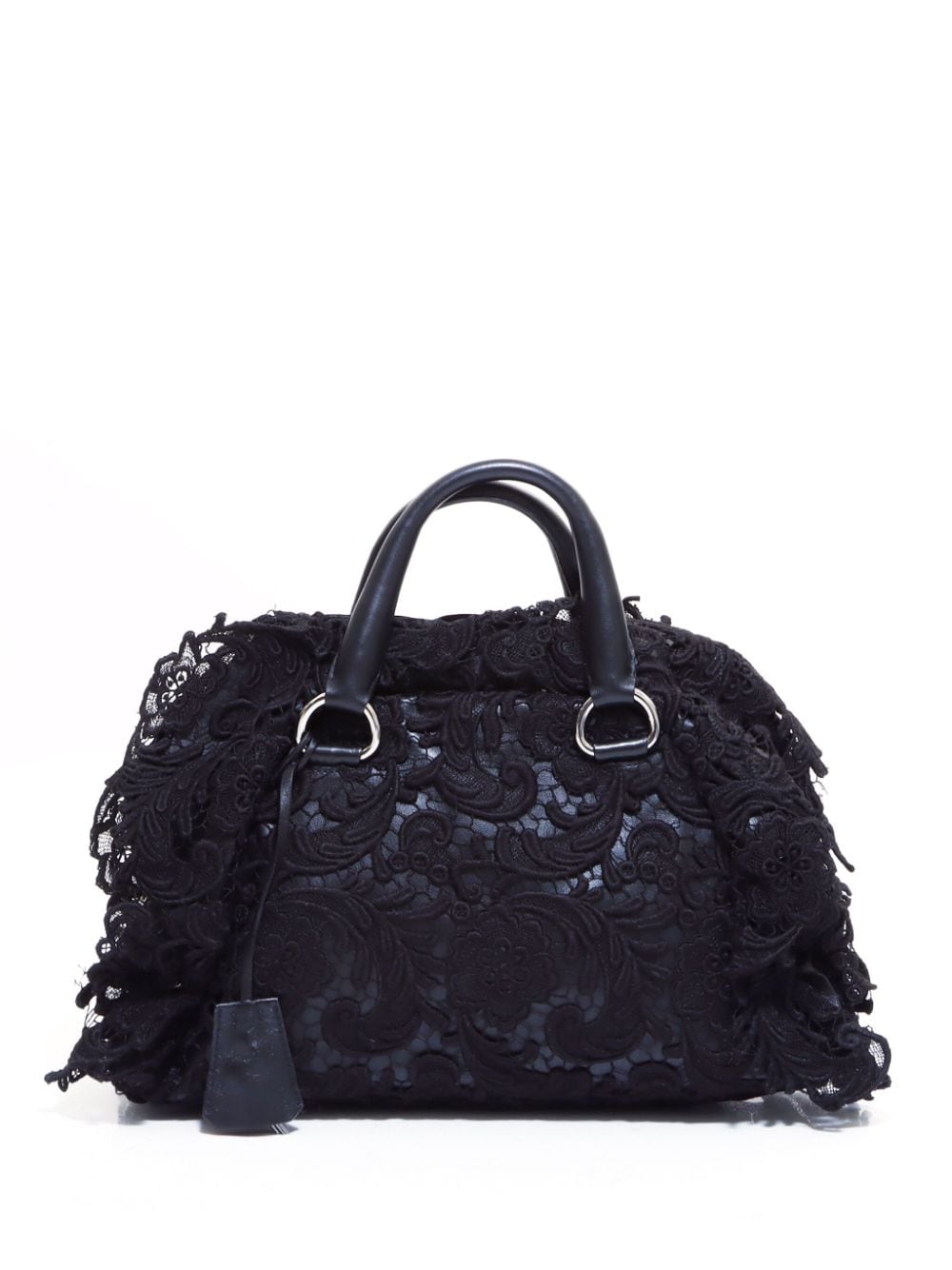 Prada Pre-Owned Pizzo lace handbag - Black von Prada Pre-Owned