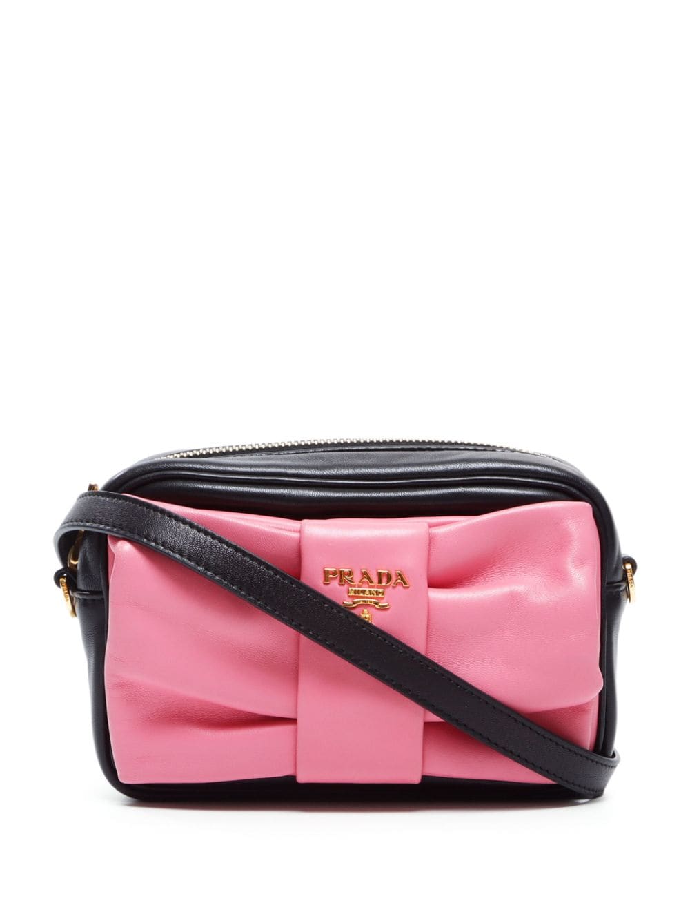 Prada Pre-Owned Ribbon leather shoulder bag - Pink von Prada Pre-Owned