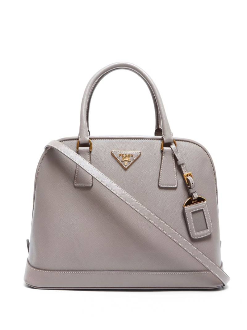 Prada Pre-Owned Saffiano two-way handbag - Neutrals von Prada Pre-Owned