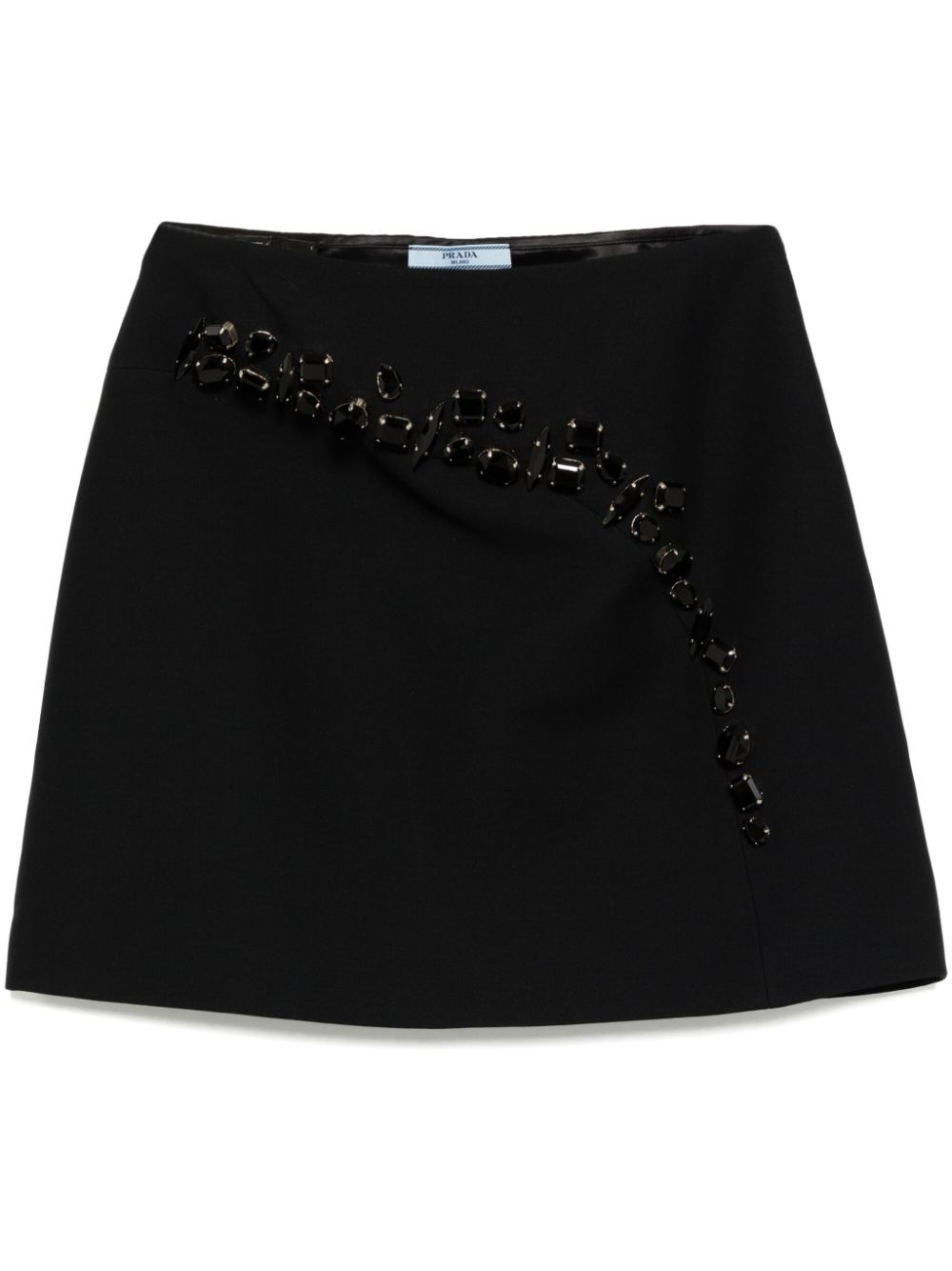 Prada Pre-Owned embellished mini skirt - Black von Prada Pre-Owned