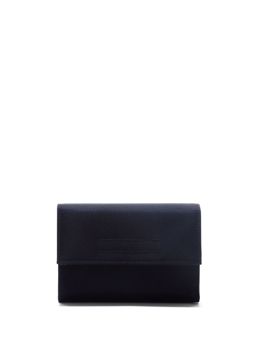 Prada Pre-Owned logo-appliqué tri-fold wallet - Black von Prada Pre-Owned