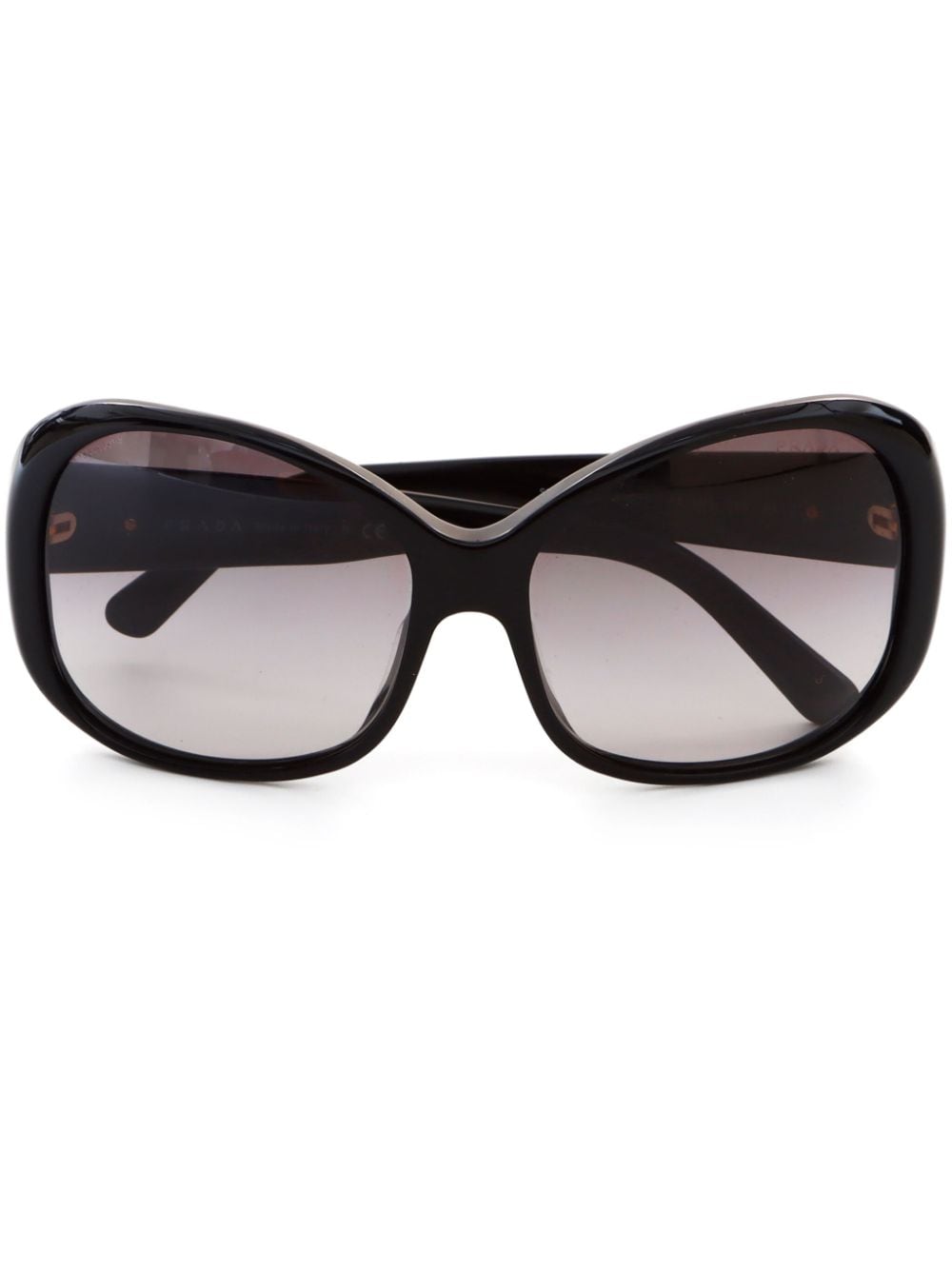 Prada Pre-Owned oversize-frame gradient sunglasses - Black von Prada Pre-Owned