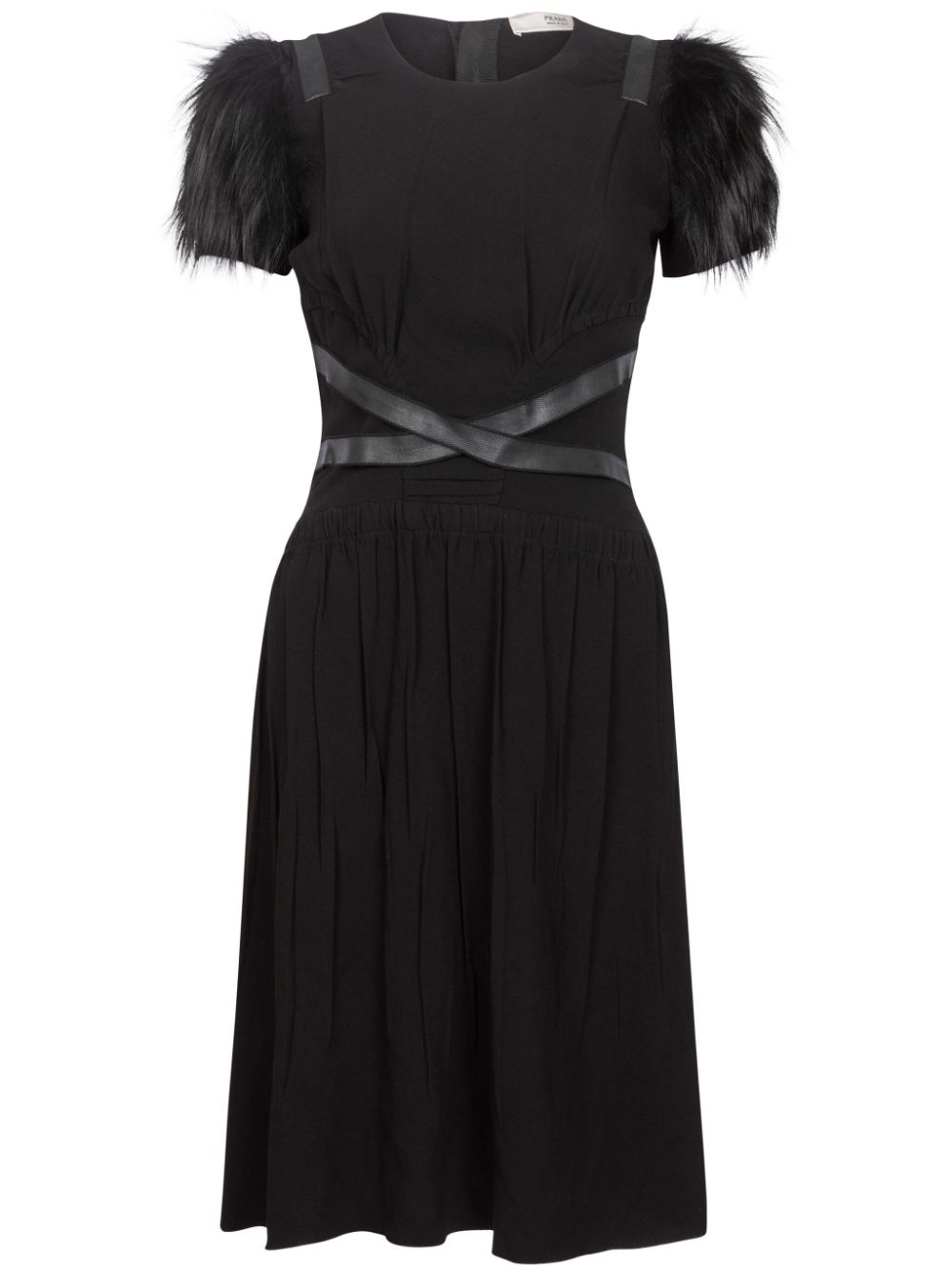 Prada Pre-Owned pleated dress - Black von Prada Pre-Owned