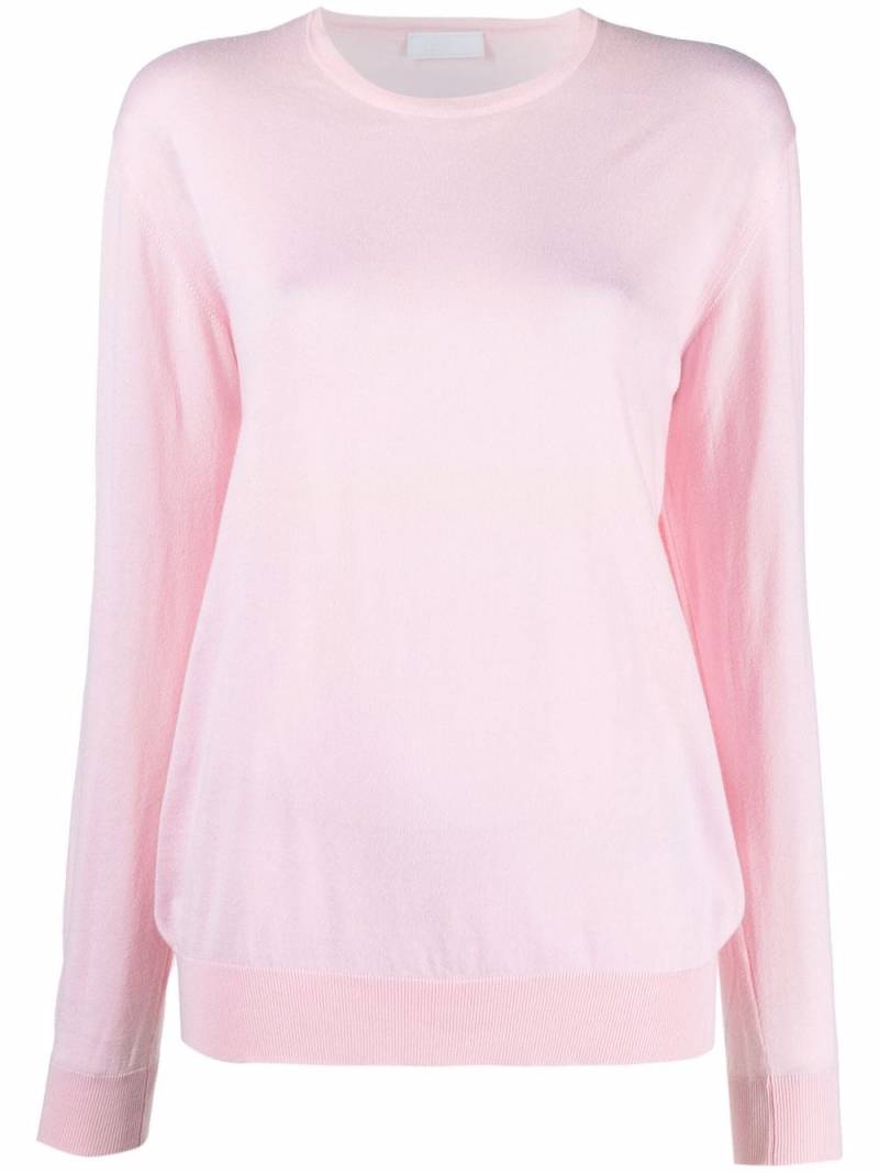 Prada Pre-Owned 2010s pre-owned crew neck jumper - Pink von Prada Pre-Owned