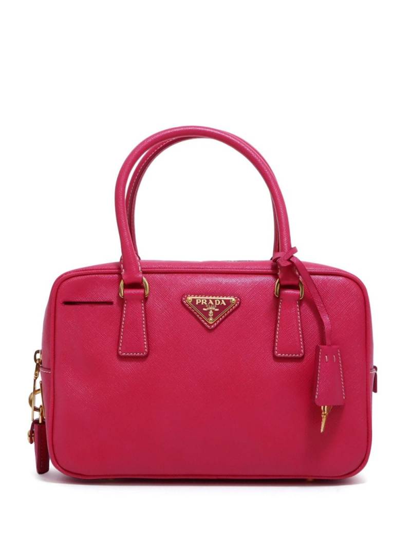 Prada Pre-Owned triangle logo handbag - Pink von Prada Pre-Owned