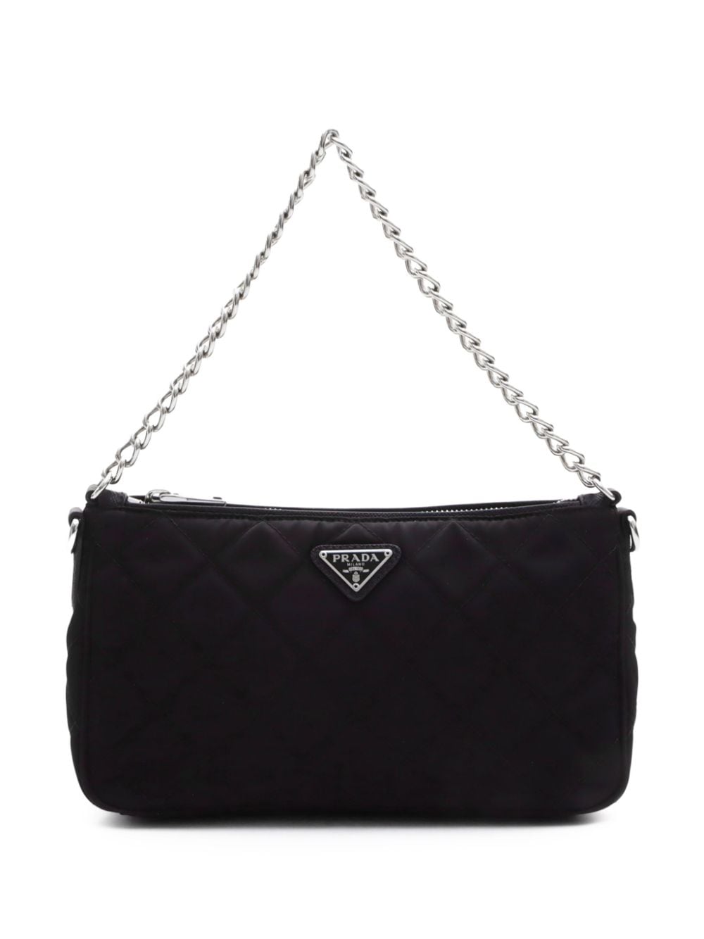 Prada Pre-Owned triangle-logo shoulder bag - Black von Prada Pre-Owned