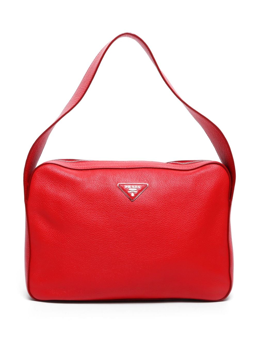 Prada Pre-Owned triangle-logo shoulder bag - Red von Prada Pre-Owned