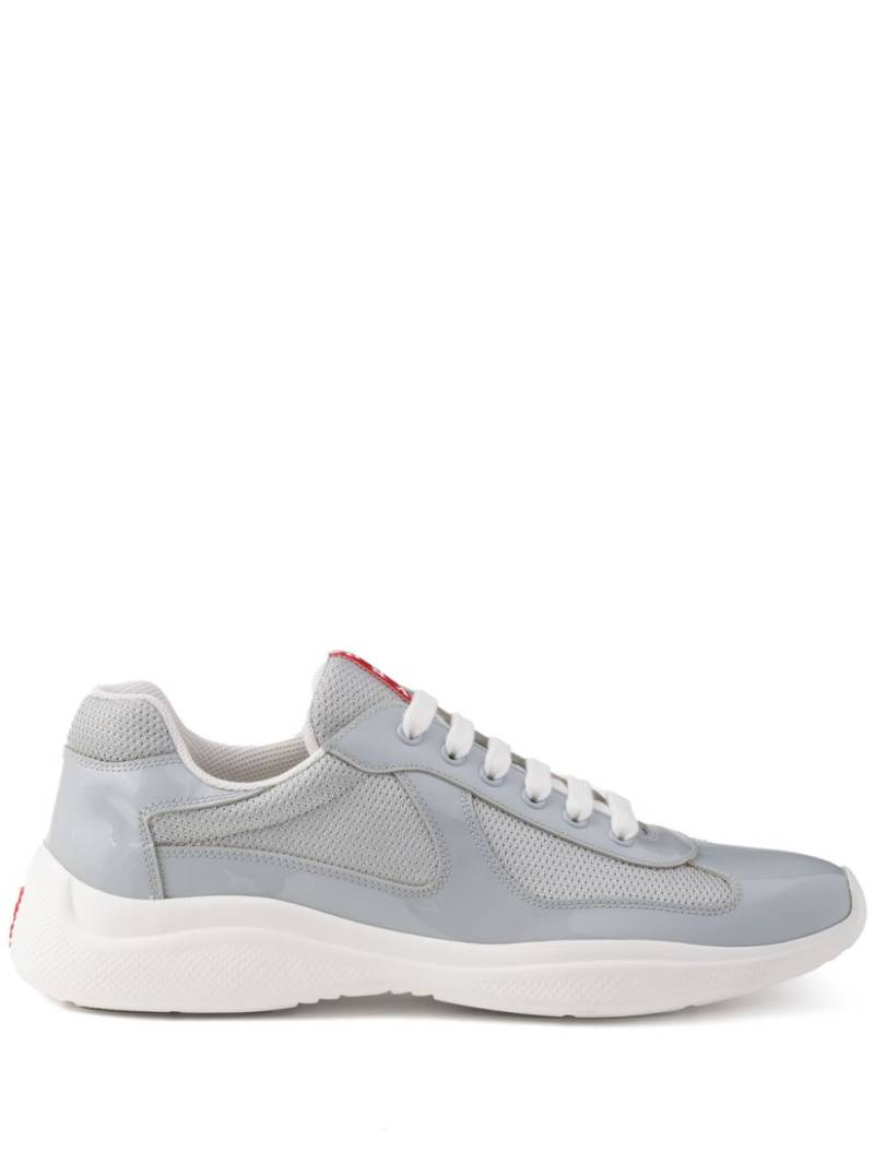 Prada America's Cup logo-patch sneakers - Grey von Prada