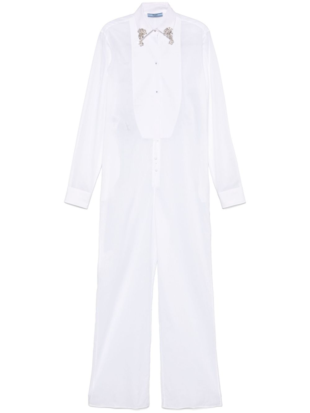 Prada Batiste jumpsuit - White von Prada