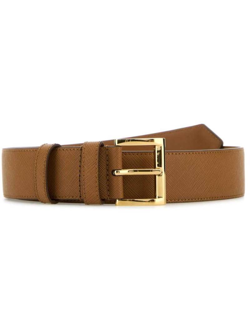 Prada Caramel leather belt - Neutrals von Prada