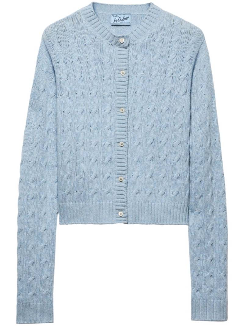 Prada Cashmere cardigan - Blue von Prada