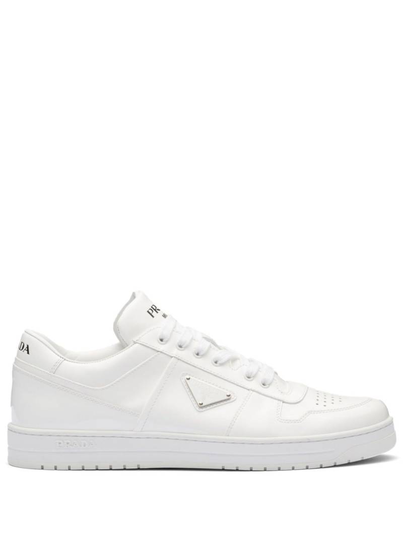 Prada Downtown leather sneakers - White von Prada