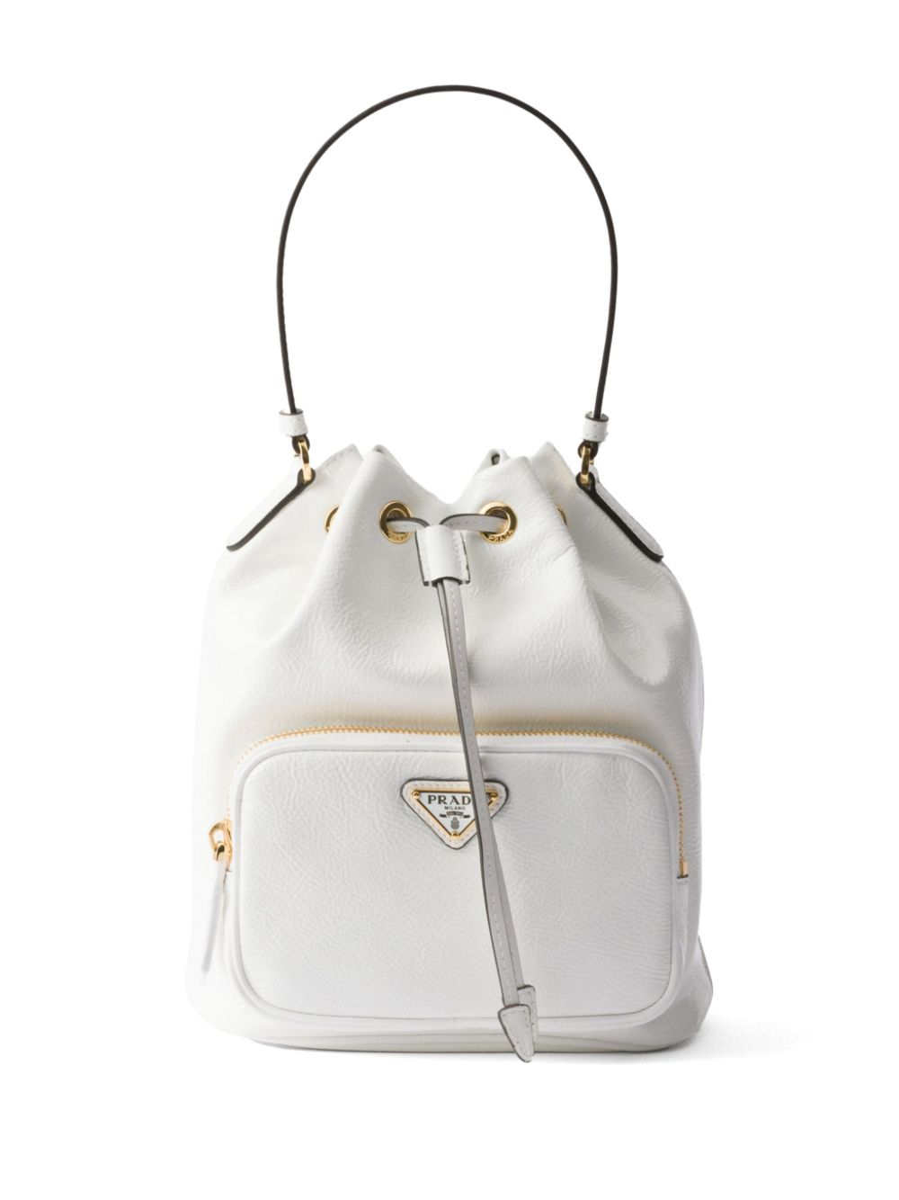 Prada Duet bucket bag - White von Prada