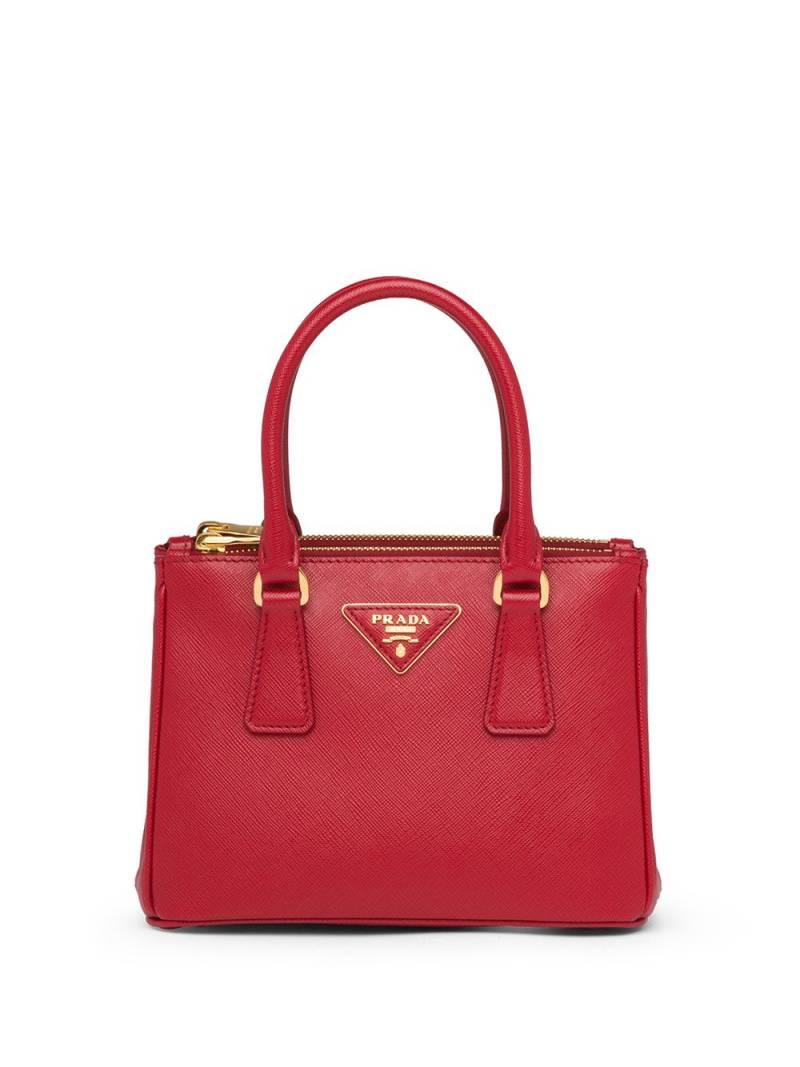 Prada Galleria leather mini bag - Red von Prada