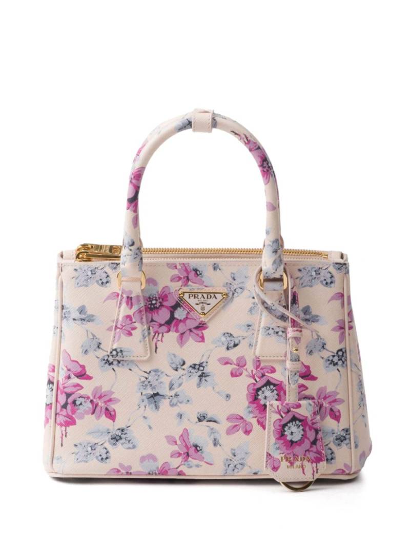 Prada Galleria printed Saffiano leather bag - Pink von Prada