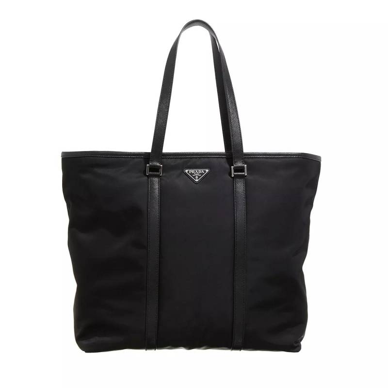 Prada Handtasche - Logo-Plague Tote Bag - Gr. unisize - in Schwarz - für Damen von Prada