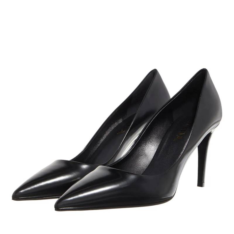 Prada Hohe Schuhe - Pumps Med T-rem 85 Mm - Gr. 36,5 (EU) - in Schwarz - für Damen von Prada