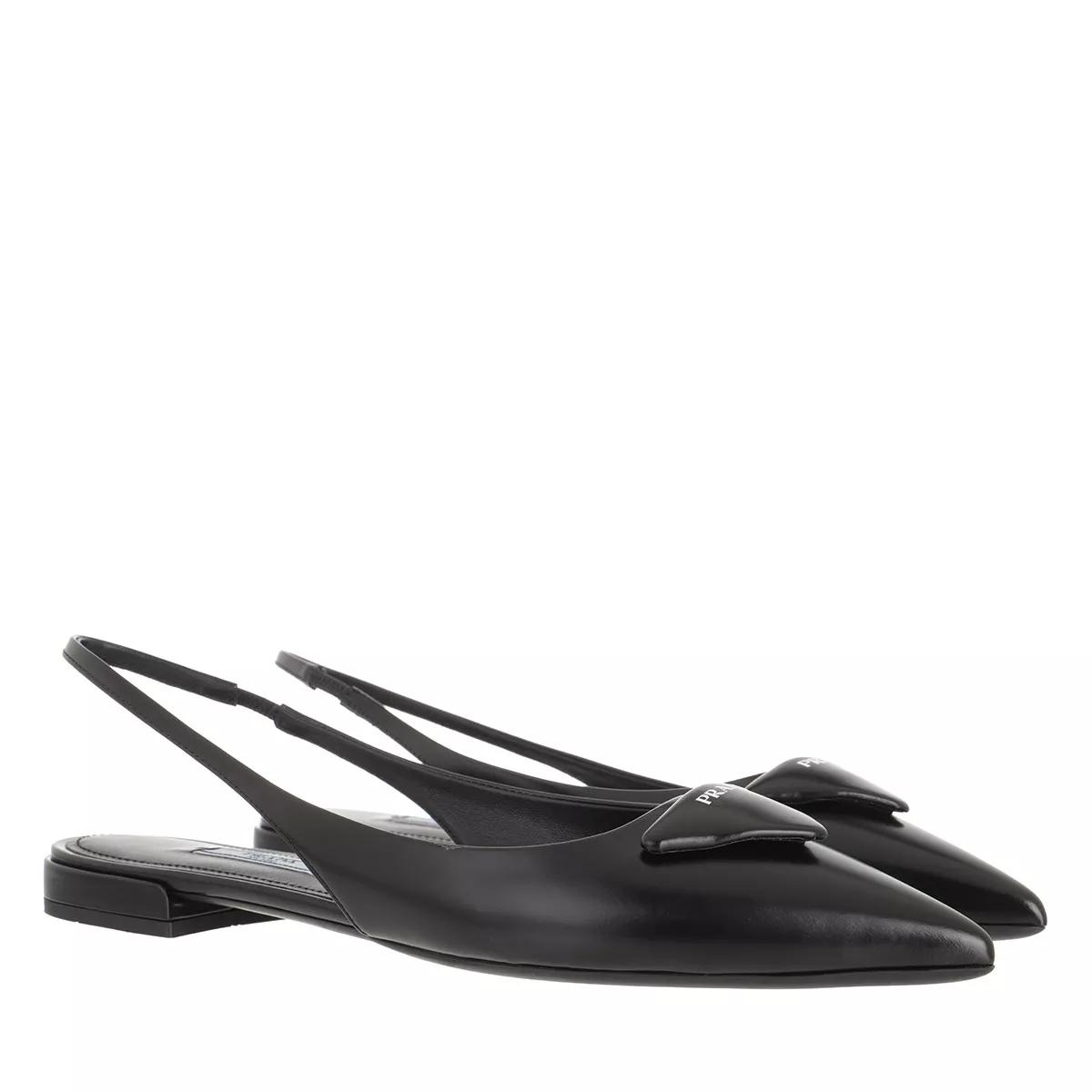 Prada Loafer - Sling Ballerinas - Gr. 41 (EU) - in Schwarz - für Damen von Prada