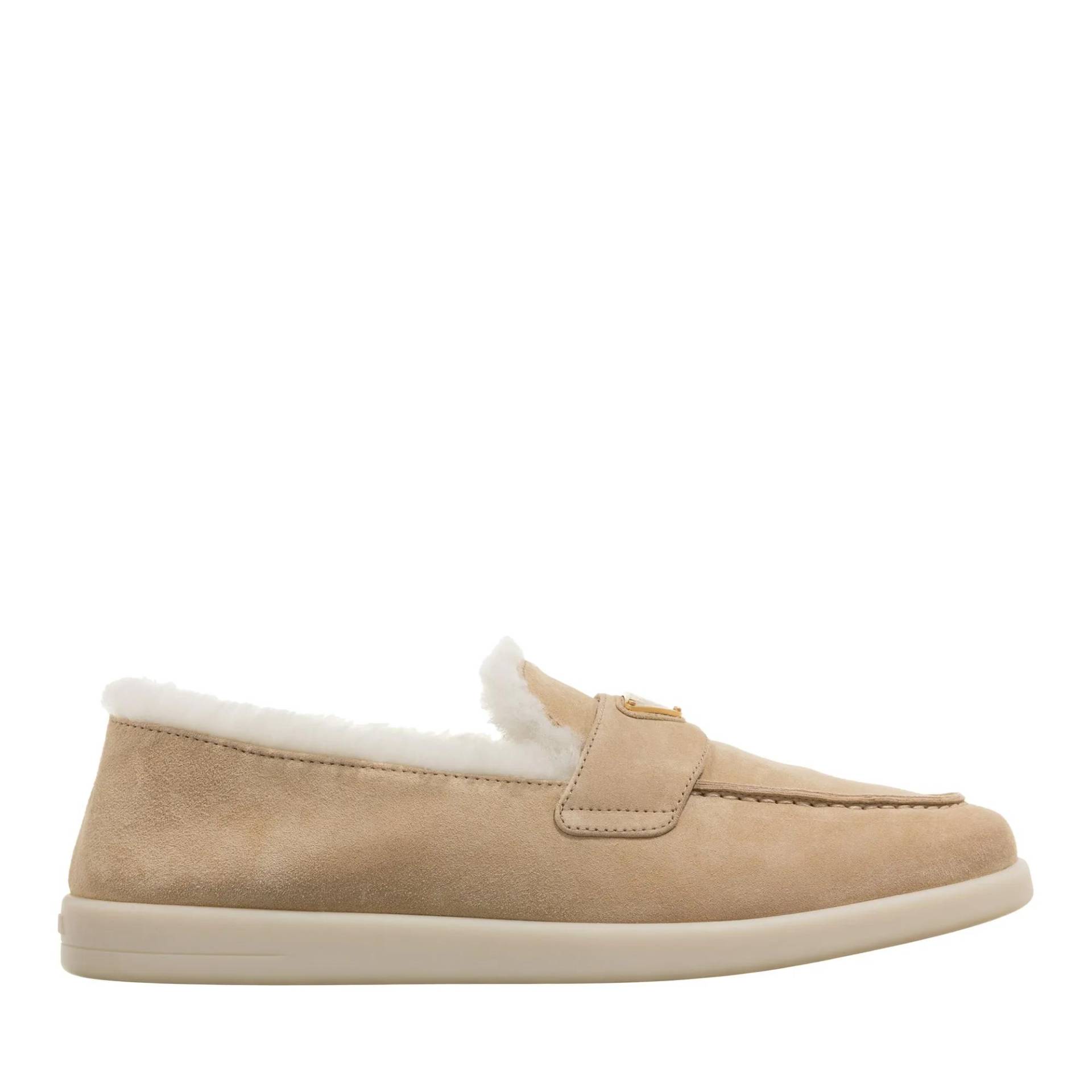 Prada Loafer - Suede Loafer - Gr. 39 (EU) - in Beige - für Damen von Prada