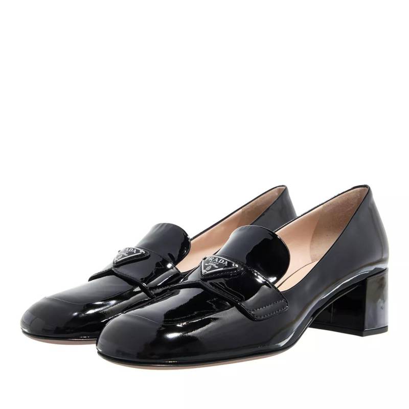 Prada Loafers & Ballerinas - Loafer With Triangle Logo - Gr. 36,5 (EU) - in Schwarz - für Damen von Prada