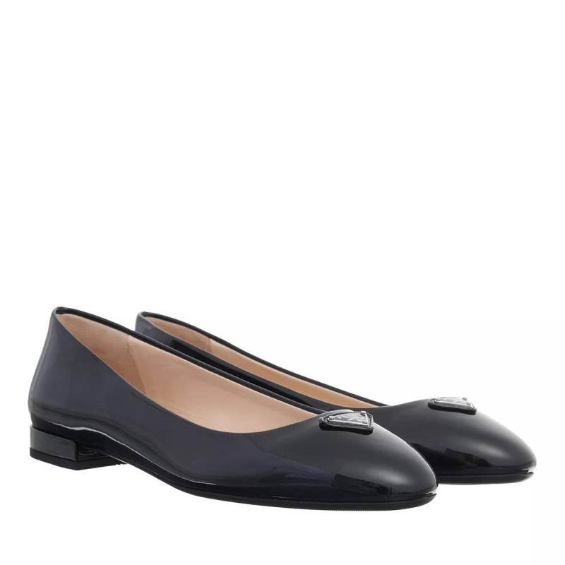 Prada Loafers & Ballerinas - Logo Ballet Flats Patent - Gr. 38 (EU) - in Schwarz - für Damen von Prada