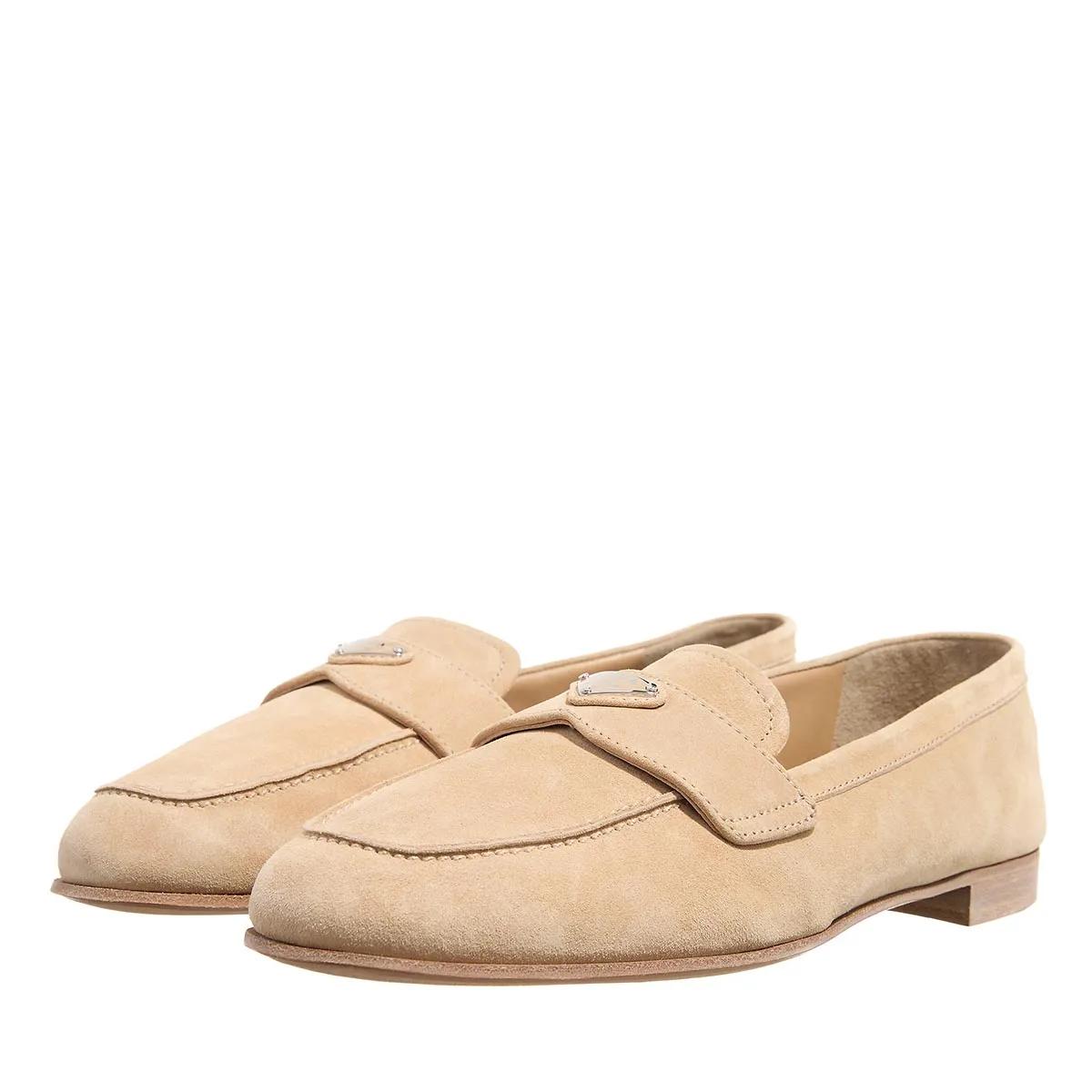 Prada Loafers & Ballerinas - Mocassini Scamosciato - Gr. 37 (EU) - in Beige - für Damen von Prada